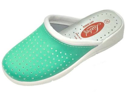 Immagine di CIABATTE UNISEX Tg.36/41 - 12pz SANICOLOR VERDE PS51401