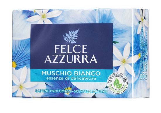 Immagine di SAPONE SOLIDO FELCE AZZURRA 1pz MUSCHIO BIANCO