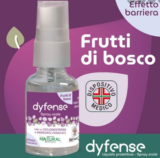 Picture of COLLUTTORIO DYFENSE LIQUIDO PROTETTIVO ORALE 1pz FRUTTI DI BOSCO