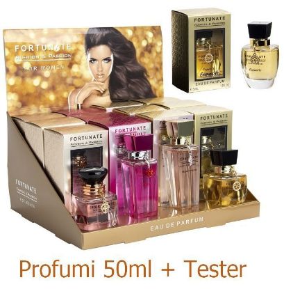 Immagine di PROFUMO SOLE FORTUNATE 25pz DONNA 50ml + 5 TESTER EXPO A