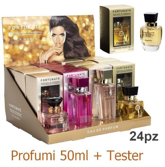 Immagine di PROFUMO SOLE FORTUNATE 24pz DONNA 50ml + TESTER EXPO A