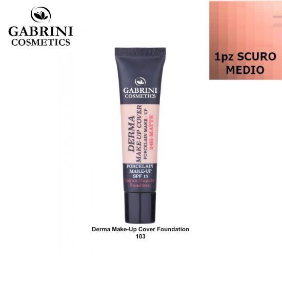 Picture of FONDOTINTA GABRINI ULTRA COPRENTE DERMA 1pz - 103 SCURO MEDIO