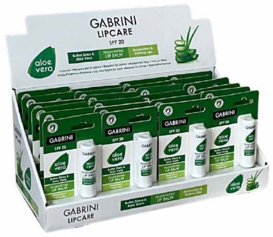 Picture of BURROCACAO GABRINI EXPO 24pz ALOE VERA STICK