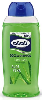 Immagine di DOCCIASCHIUMA SHAMPOO MILMIL 500ml 1pz ALOE VERA