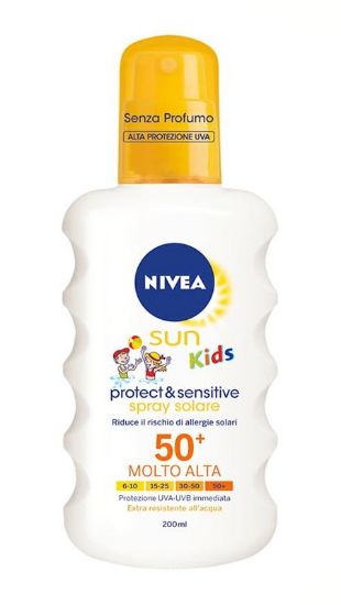 Picture of SOLARI NIVEA LATTE KIDS VAP 200ml SENS FP50+