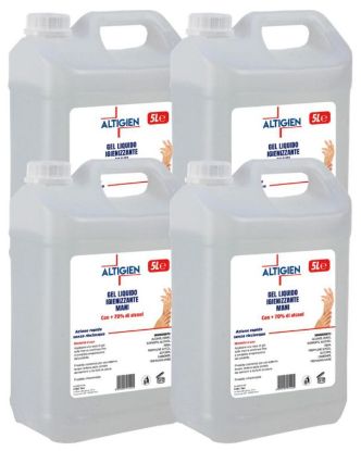 Immagine di DISINFETTANTE IGIENIZZANTE GEL MANI 1pz 5000ml TANICA RICARICA