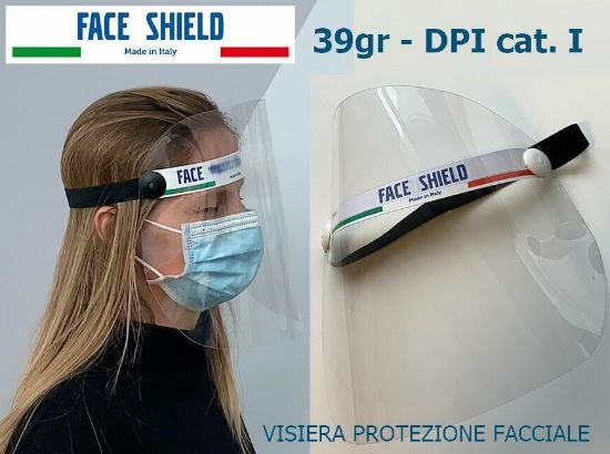 Picture of COPRIVISO VISIERA PROTEZIONE FACCIALE 1pz 39gr - DPI cat. I