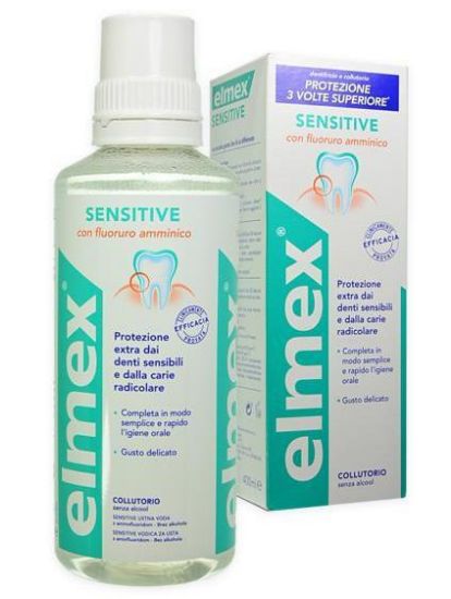 Picture of COLLUTTORIO ELMEX 400ml 1pz SENSITIVE PLUS VERDE