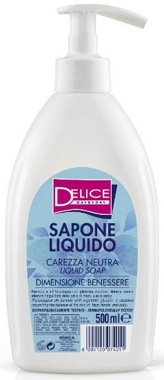 Immagine di SAPONE LIQUIDO DELICE 1pz 500ml NEUTRO CON DISPENSER