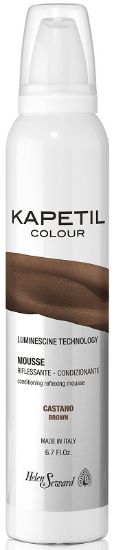 Immagine di TINTA MOUSSE CAPELLI HS KAPETIL 200ml COLOR CASTANO 1pz