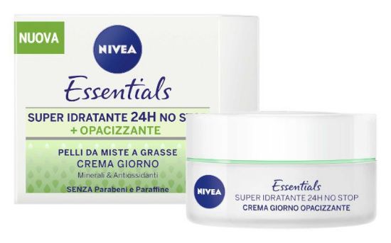 Picture of CREMA NIVEA VISO ESSENTIALS IDR OPAC 50ml C6x26 GRA/MIS VERDE