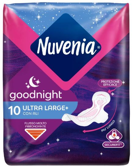 Picture of ASSORBENTI NUVENIA ULTRA NOTTE ALI ROSA 10pz