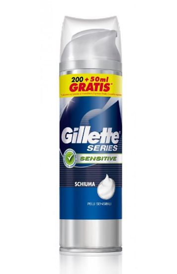 Picture of SCHIUMA DA BARBA GILLETTE SERIES SCHIUMA 250ml SENSITIVE VERDE