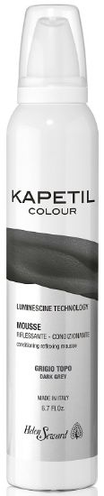 Immagine di TINTA MOUSSE CAPELLI HS KAPETIL 200ml COLOR GRIGIO TOPO 1pz