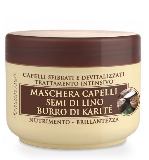 Picture of MASCHERA PER CAPELLI 200 SEMI LINO&KARITÊ 1pz