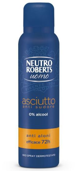 Immagine di DEODORANTE NEUTRO ROBERTS SPRAY 150ml MAN ANTISUDORE BRONZO