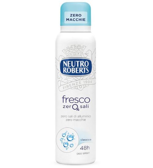 Picture of DEODORANTE NEUTRO ROBERTS SPRAY 150ml FRESCO AZZURRO