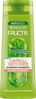 Immagine di SHAMPOO FRUCTIS 250ml CAPELLI SECCHI SCIUPATI 1pz 2IN1 - C12