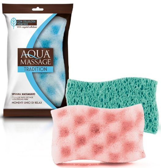 Immagine di SPUGNA MASSAGGIO TONICO 1pz AQUA MASSAGE - C12