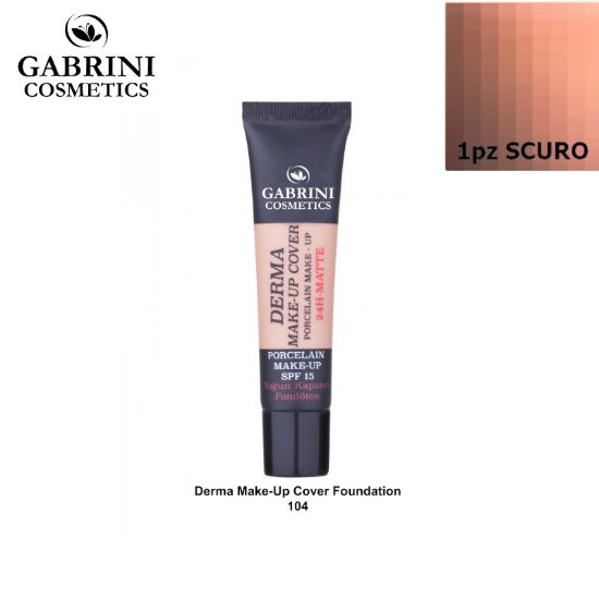 Picture of FONDOTINTA GABRINI ULTRA COPRENTE DERMA 1pz - 104 SCURO