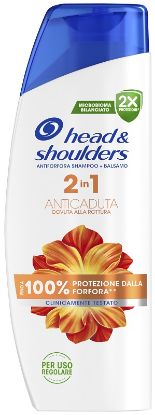 Immagine di SHAMPOO HEAD & SHOULDERS 250ml 1pz 2IN1 ANTICADUTA ARANCIO - C6