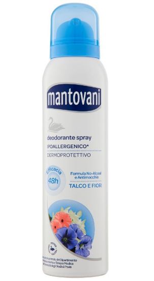 Picture of DEODORANTE MANTOVANI SPRAY VERDE 1pz 150ml TALCO FIORI