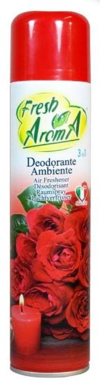 Picture of PROFUMATORE SPRAY AMBIENTE FRESH AROMA 1pz 300ml ROSE ROSSE