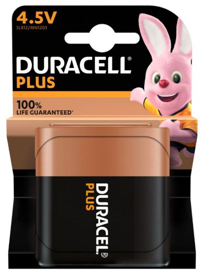 Picture of BATTERIE DURACELL PLUS PIATTA MN1203 4.5v 1pz PLUS POWER