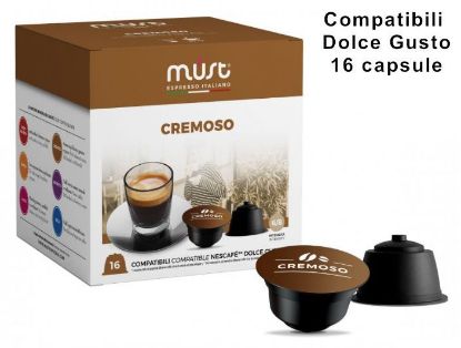 Picture of CAFFE CAPSULE DG 16pz CREMOSO - (compatibile Dolce Gusto) MUST