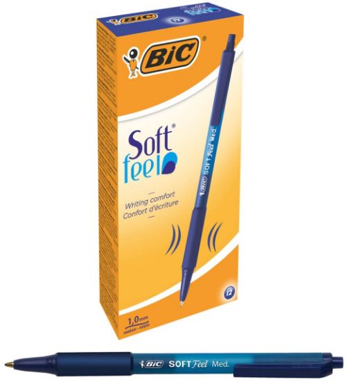 Immagine di PENNA SFERA BIC SOFT FEEL GRIP 12pz BLU