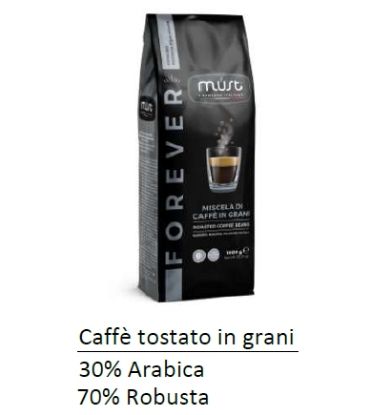 Picture of CAFFE TOSTATO GRANI MUST 1000gr 1pz - FOREVER
