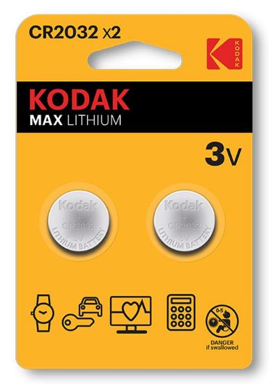 Immagine di PASTIGLIE KODAK 2032 3v 1 x2pz - LITHIUM