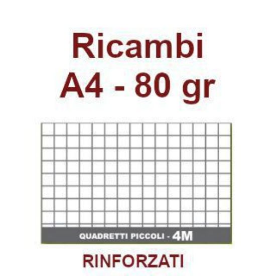 Picture of RICAMBI A4 80gr 4mm RINFORZATI 40f