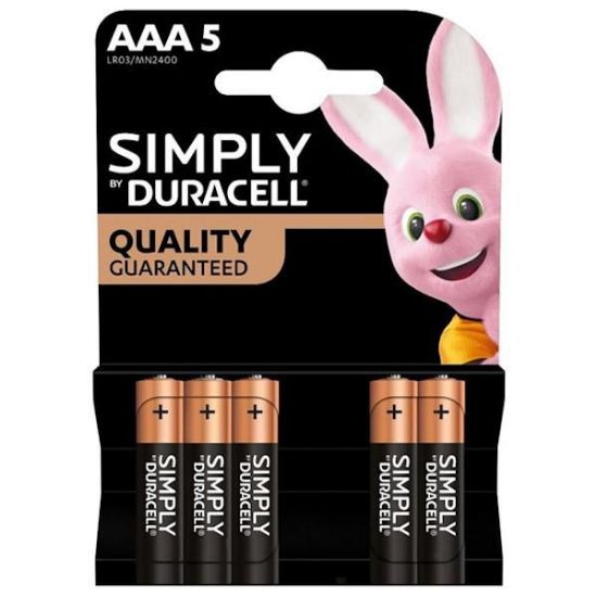 Picture of BATTERIE DURACELL SIMPLY MINISTILO MN2400 1.5v 5x1pz