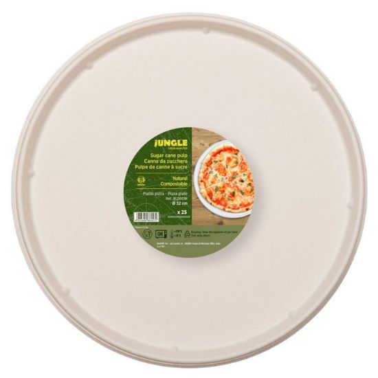 Picture of PIATTI PIZZA 25pz D32cm CELLULOSA ECOLOGICO