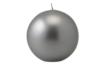 Picture of CANDELA SFERA 3,5cm 20pz ARGENTO 811