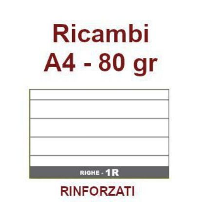 Picture of RICAMBI A4 80gr 1R RINFORZATI 40f