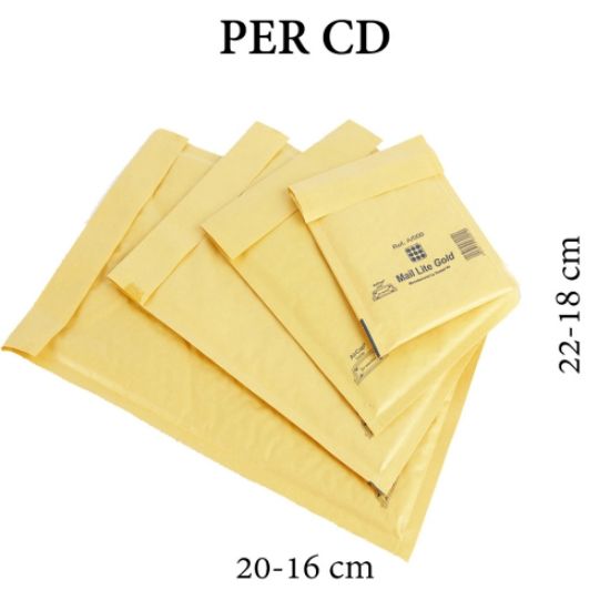 Picture of BUSTA IMBOTTITA SACBOLL 20x22cm PER CD 10pz (BICD)