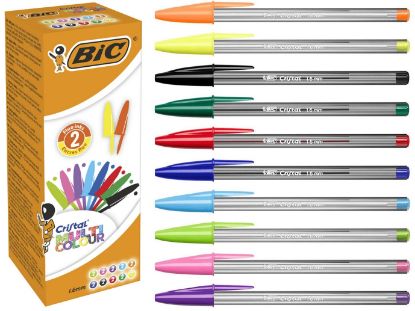 Picture of PENNA SFERA BIC CRISTAL MULTICOLOR 20pz COLORI ASSORTITI