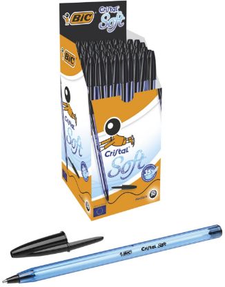 Picture of PENNA SFERA BIC CRISTAL SOFT 50pz NERO