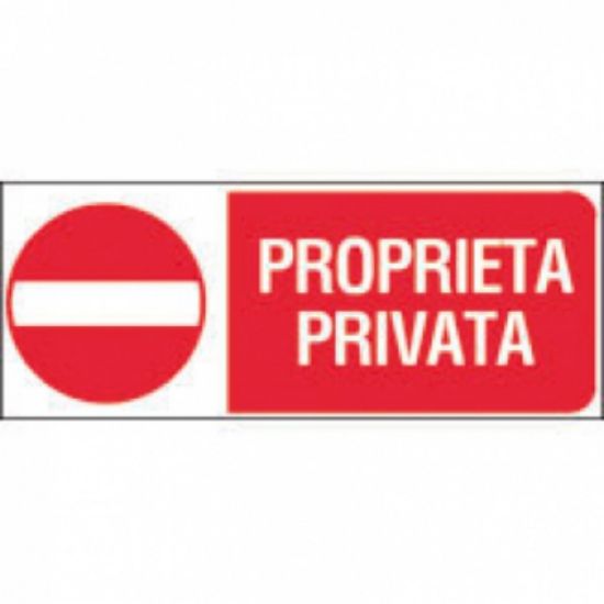 Picture of TARGA DIVIETO ACCESSO PROP. PRIVATA 31X14 1pz