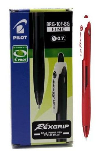 Picture of PENNA SFERA PILOT REXGRIP RED SCATTO 0,7mm 10pz