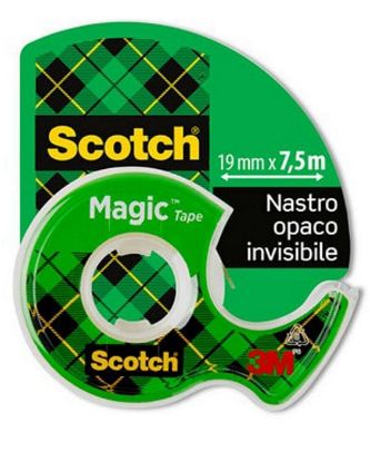 Immagine di SCOTCH SCRIVIBILE 19mm X 7.5mt  3M 12pz  chiocciola  SCRIVIBILE