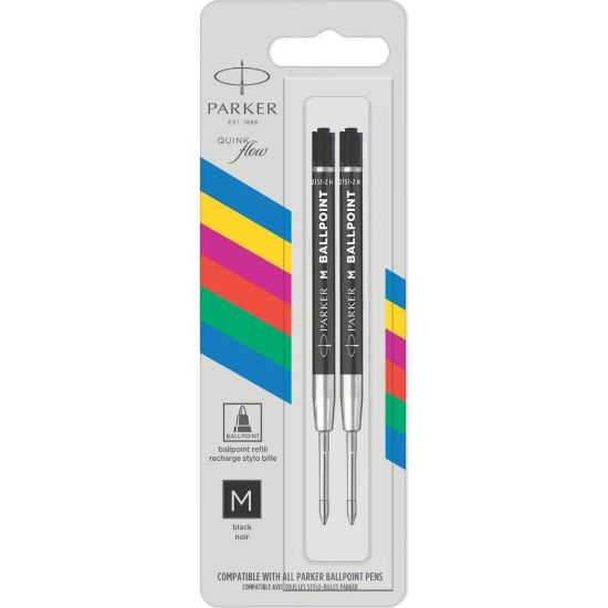 Picture of PENNA REFIL PARKER NERO 12pz SFERA MEDIO