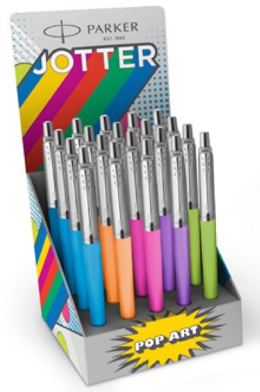 Picture of PENNA SFERA PARKER JOTTER COLOR 20pz EXPO POP ART COLORI ASSORTITI