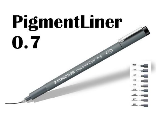 Immagine di PENNA PIGMENTLINER 0,7 10PZ STAEDTLER PENNARELLO