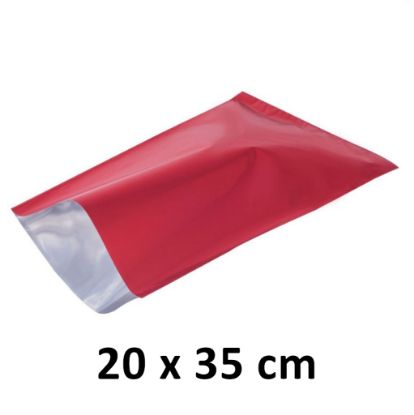 Immagine di BUSTA REGALO CELLO TU MAT PEARLY ROSSO 20x35cm 50pz