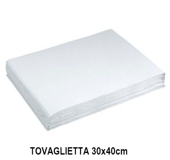 Picture of TOVAGLIA CARTA 500pz 30x40cm BIANCO - TOVAGLIETTA