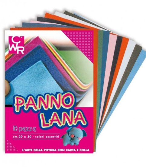 Immagine di ALBUM PANNO LANA A4 10FG ASSORTITI CWR