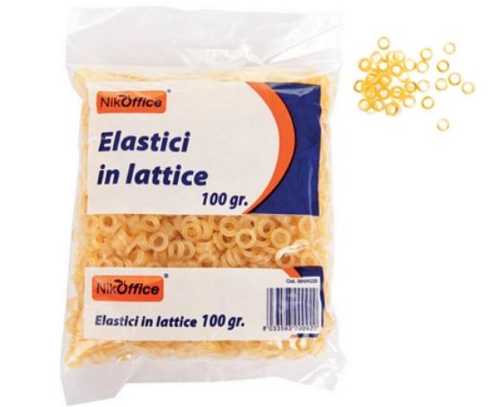 Immagine di ELASTICI LATTICE IN BUSTA 0,5cm 100gr MINI